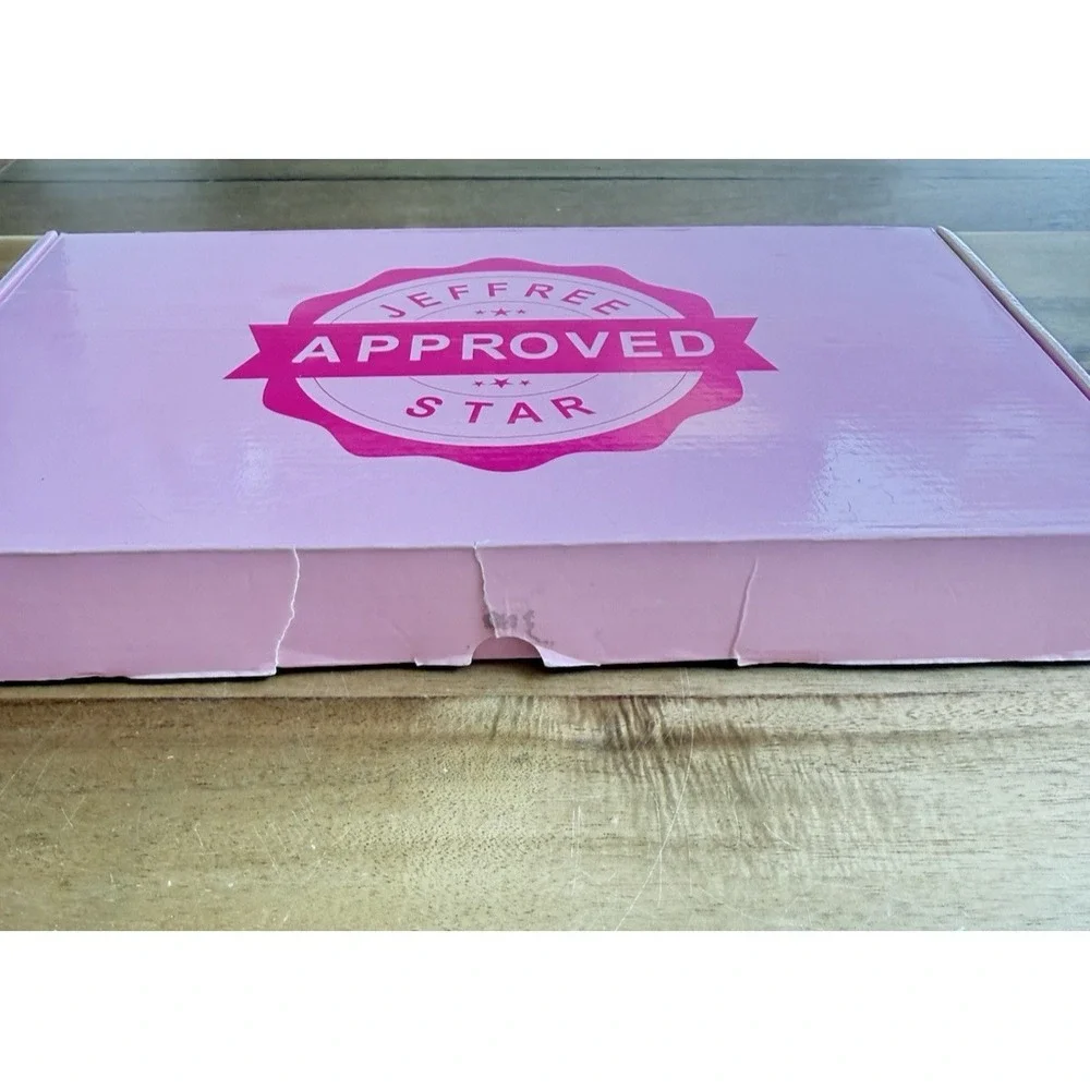 Jeffree Star Cosmetics Approved Stamp Hand Mirror - Pink Chrome - NIB Authentic